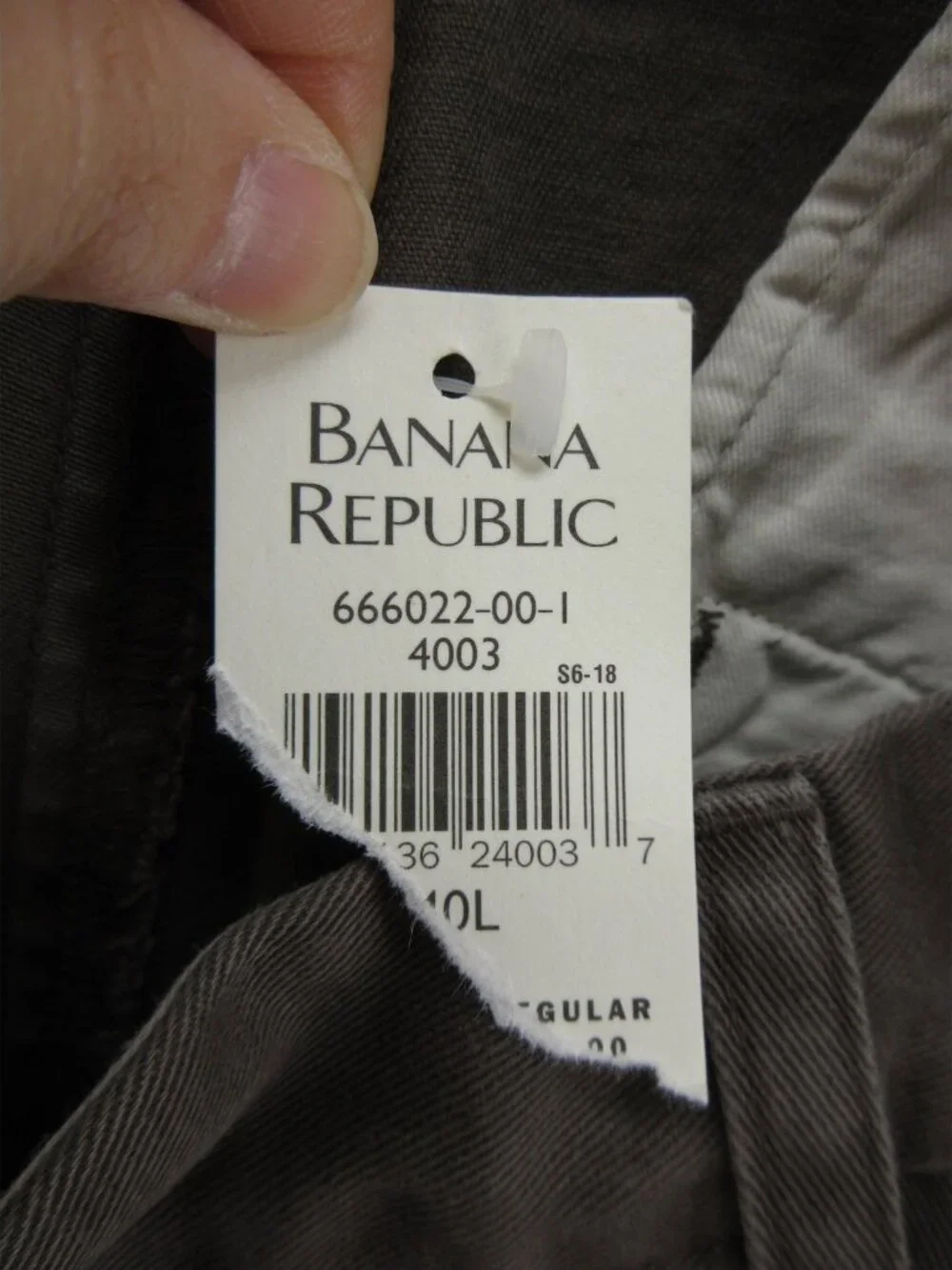 VINTAGE Banana Republic Pants 40 L Emerson Chino Khakis Y2K 40X34 NEW